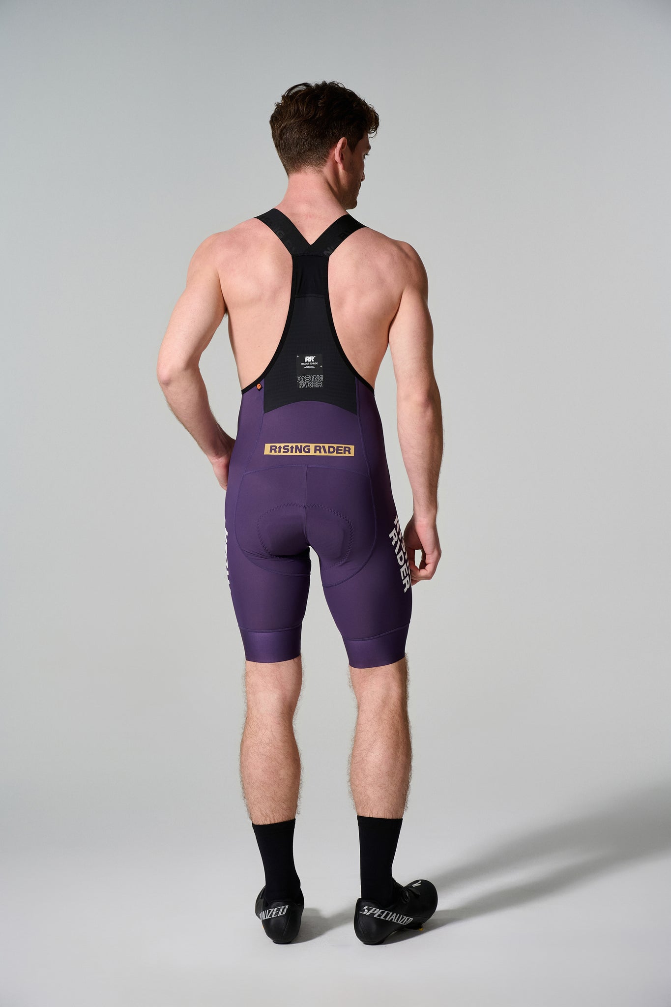 Men's Velocity Pro Bib Shorts (Grape Purple - 3 Colours)